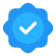 blue check icon
